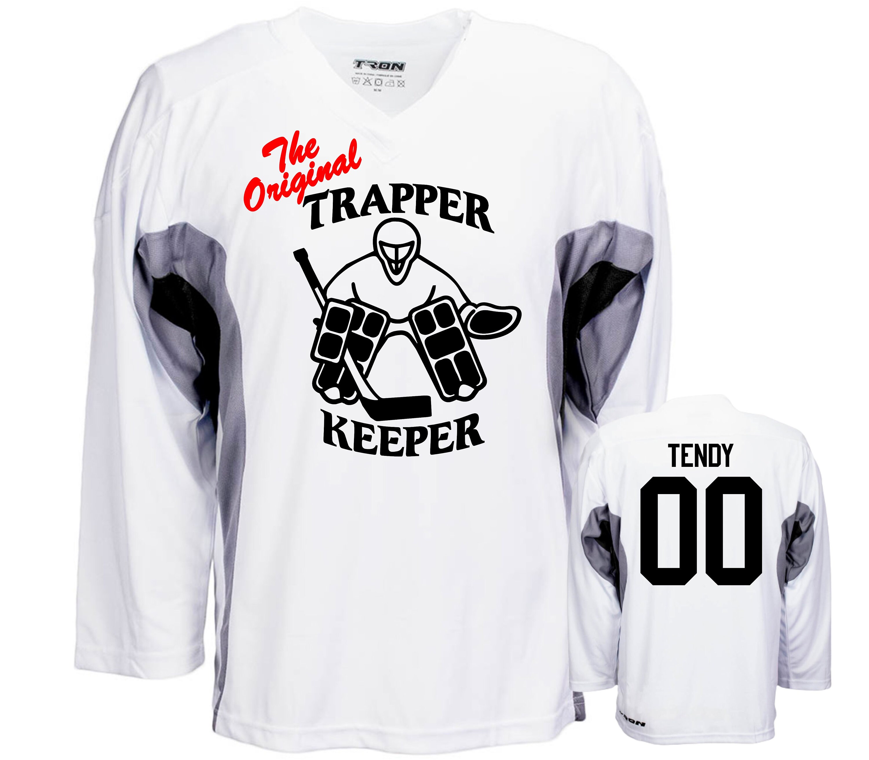 World's Okayest Goalie Hockey Jersey Neon 