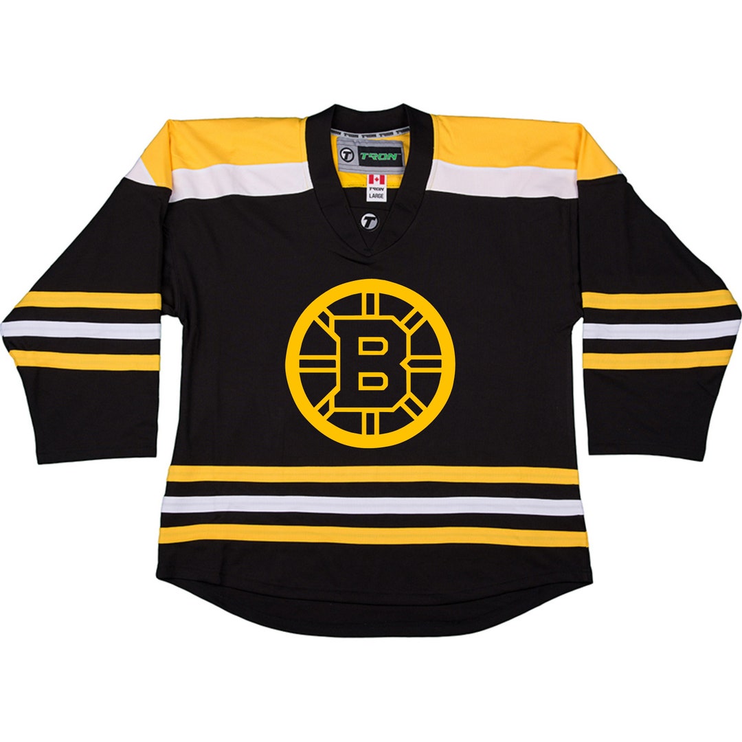 Boston Ice Hockey Jersey Your Player Name and Number on Back Etsy