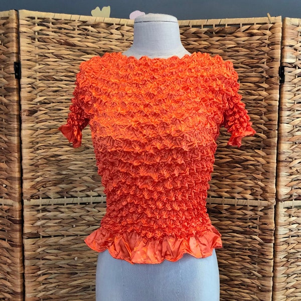 Oranges Crinkle Shirt - Etsy