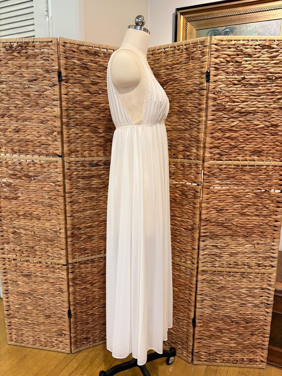 Vintage 70s Long Sheer Nightgown, Miss Elaine Ivo… - image 5