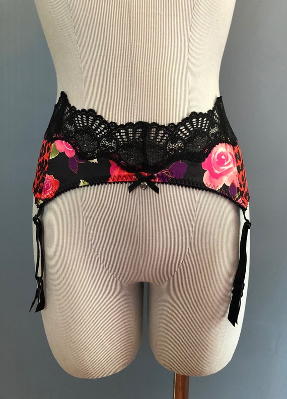 L / Victoria's Secret Vintage Garter Belt / Animal