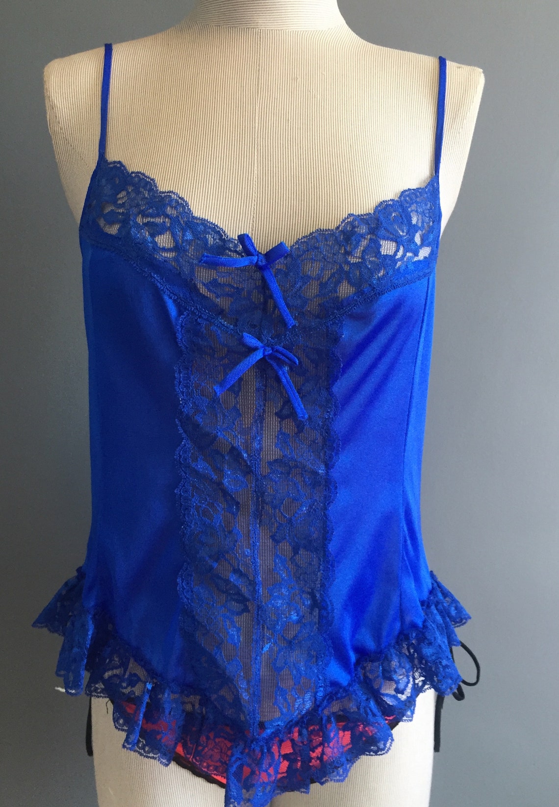 electric blue camisole