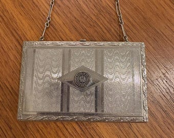 Georgia Tech Makeup Compact, Dance Purse, Art Deco, GA School of Technology