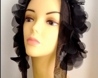Vintage Fiberglass Female Mannequin Head, Hat Jewelry Scarf Display