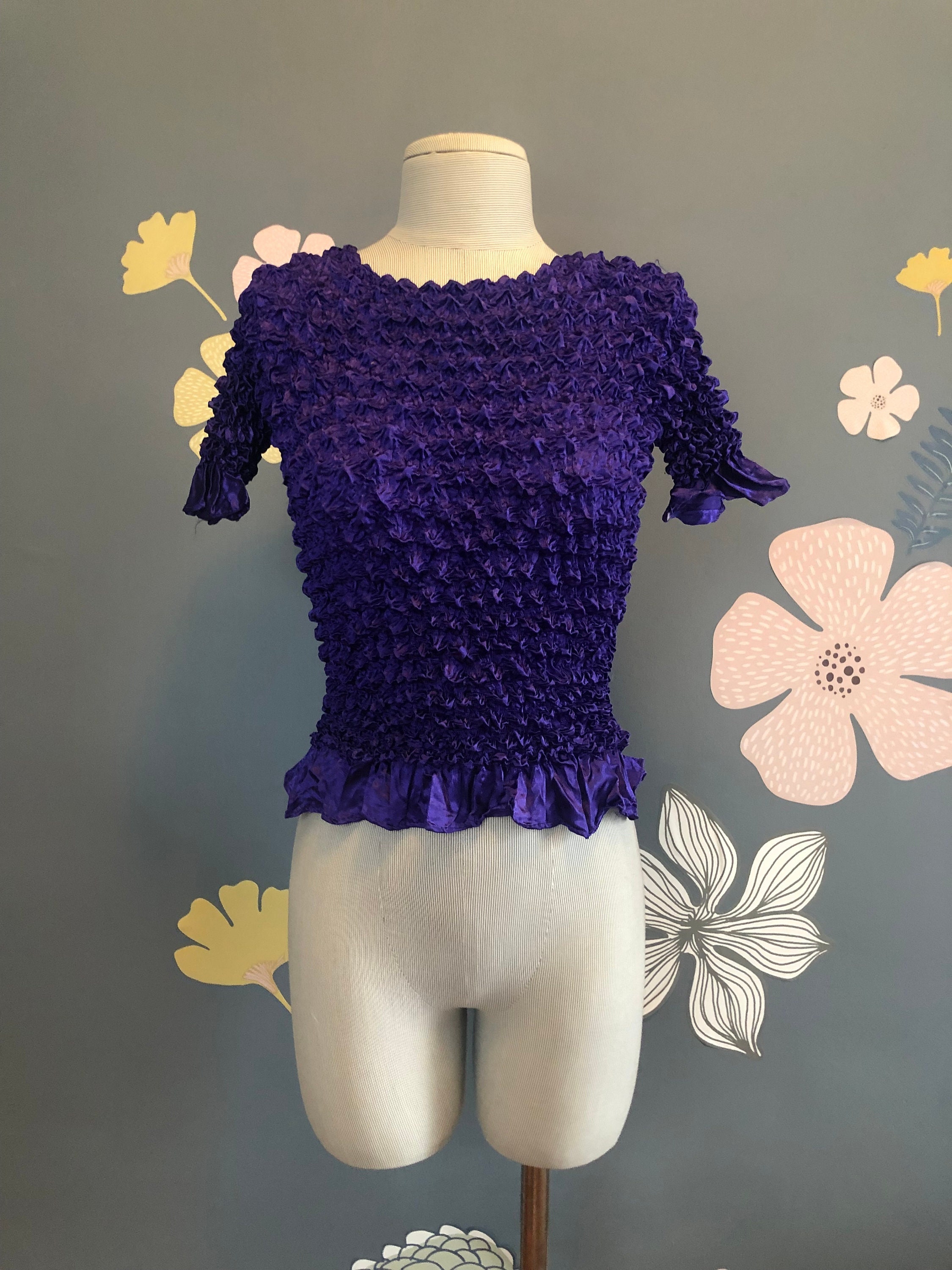 Popcorn Top, 90s Purple Magic Popcorn Top, Bubble Shirt With Popcorn Top, 90s Purple Magic Popcorn Top, Bubble Shirt With
