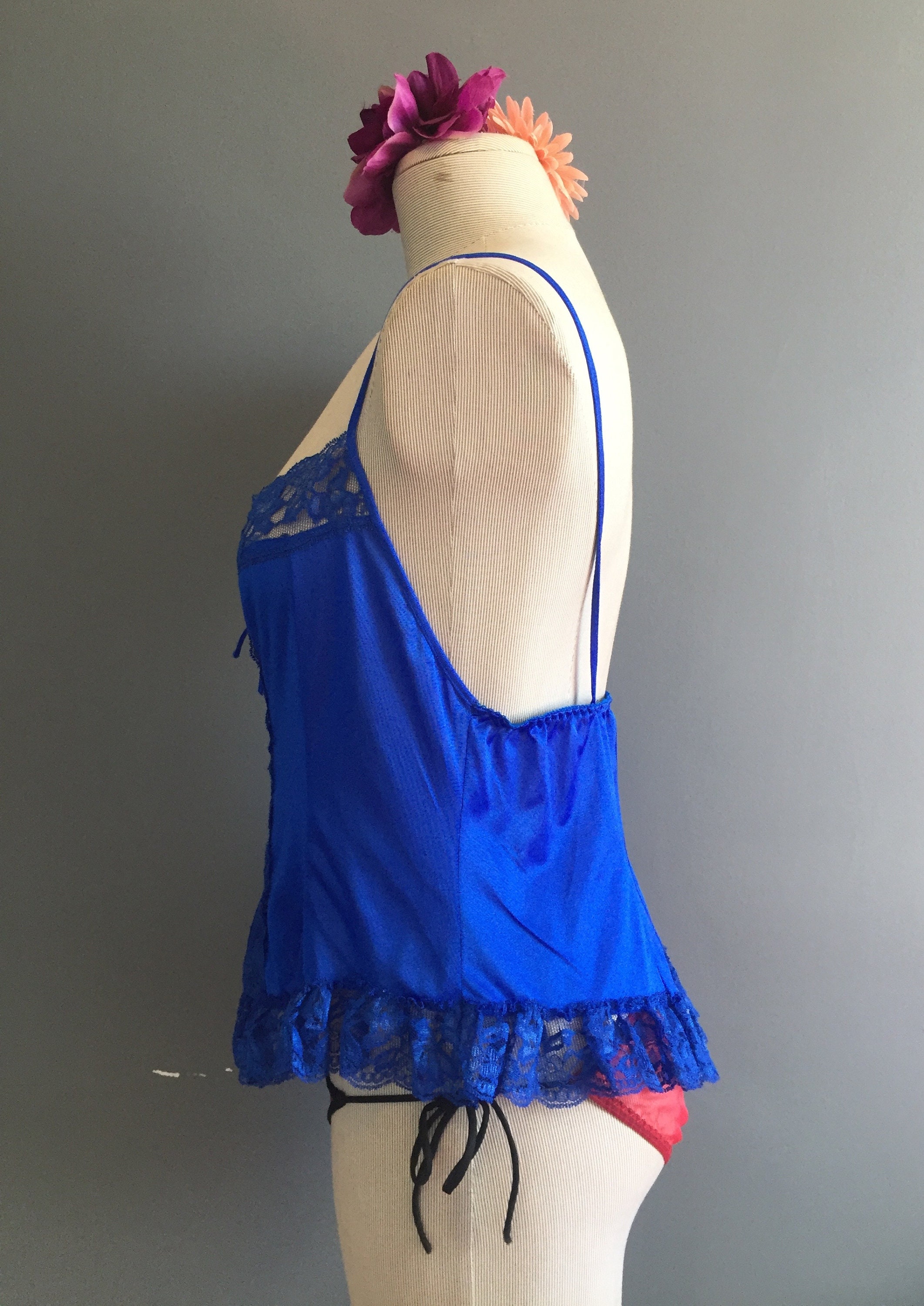 electric blue camisole