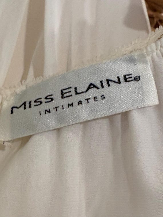 Vintage 70s Long Sheer Nightgown, Miss Elaine Ivo… - image 10