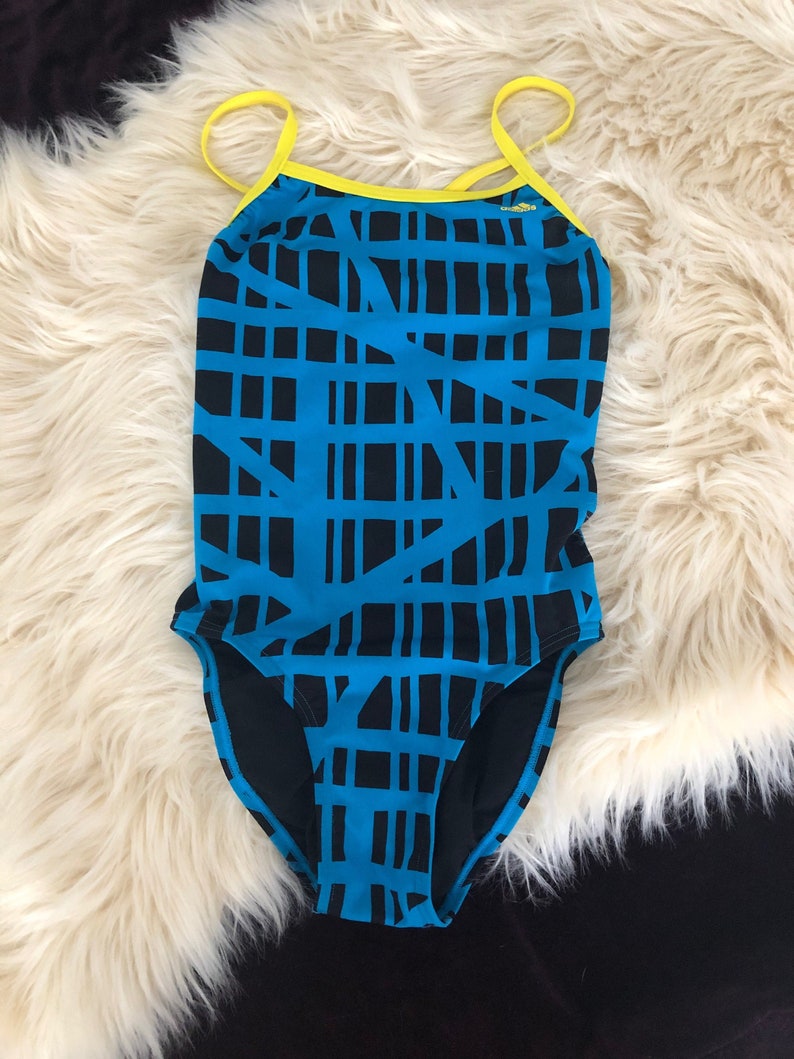 Y2K Adidas One Piece Maillot De Bain G om trique Une Pi ce Etsy Canada