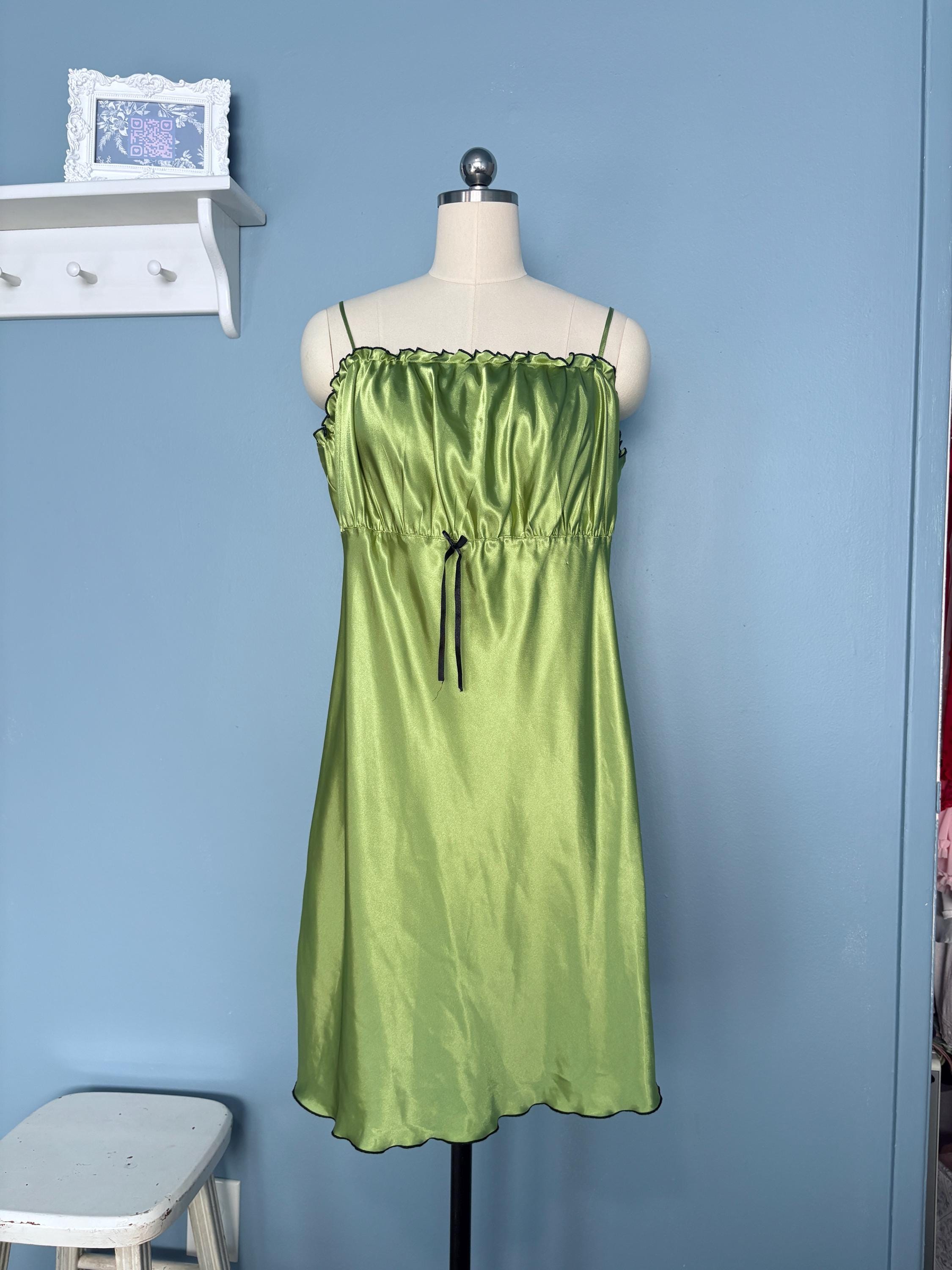 green prom dress with pockets Mint Green Slip Mini Dress – Gabi Swimwear main image 1