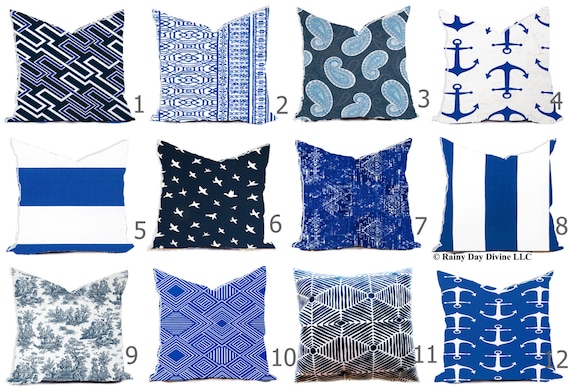 Outdoor Blue Navy Aqua Rainydaydivinellc