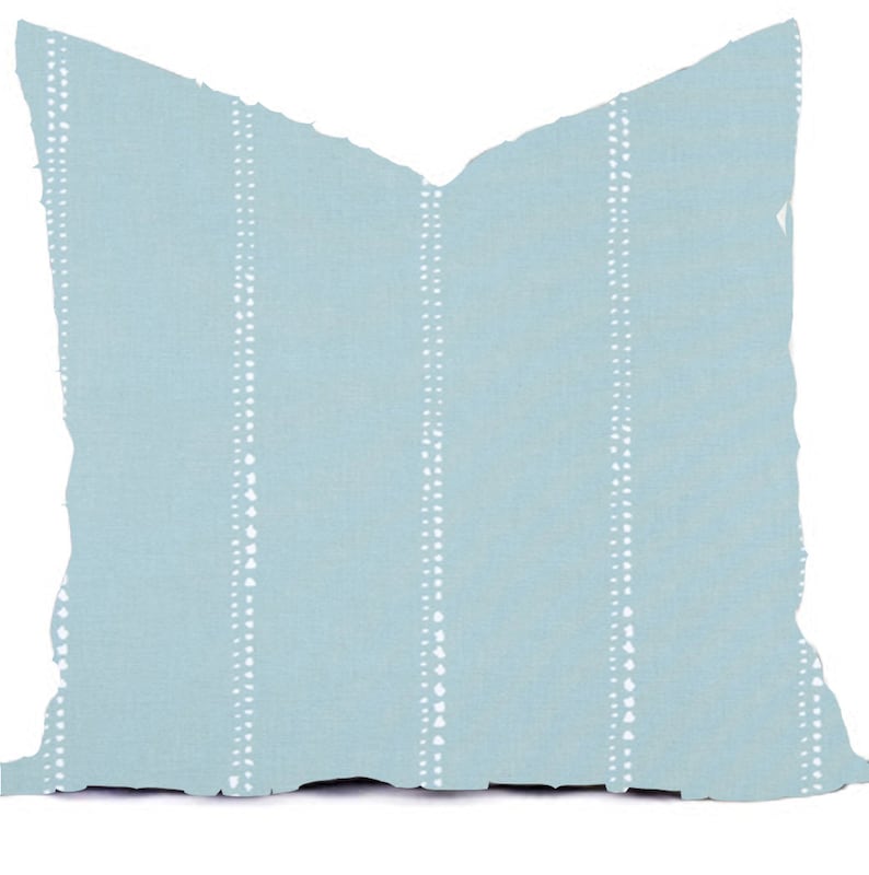 Pillows Covers Blue Spa Mist Ice Taupe Gray Modern All Etsy