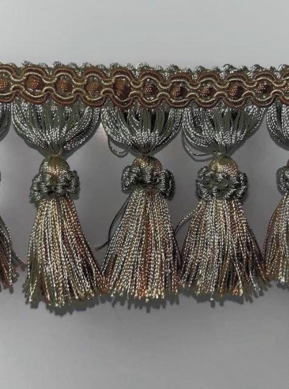 Tassel Decorative for any Pillow Cover or for Purchase, Blue Cyan Green Brown Copper Gold