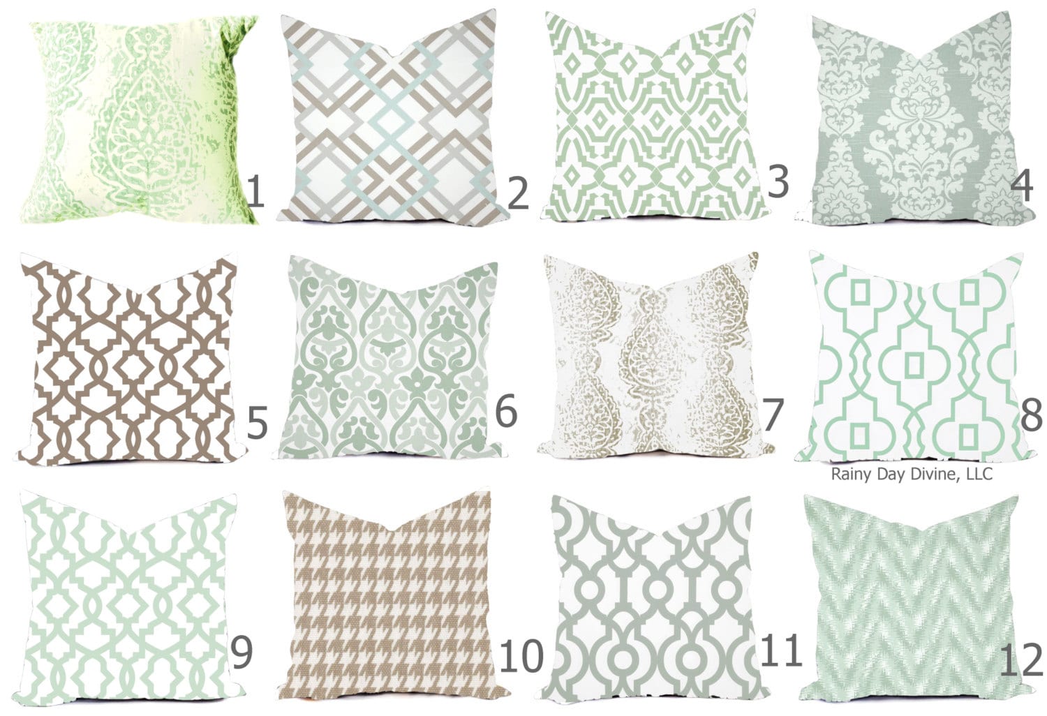 Custom size pillow hot sale covers