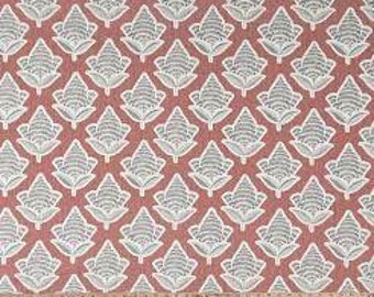 Premier Prints Makoto Scarlet Fabric by the yard gray ice blue terracotta rust coral cranberry red geometric lattice print