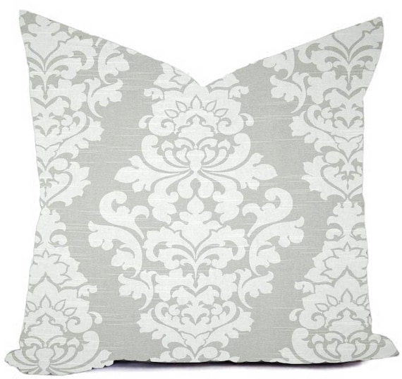 Grey Pillow Covers Grey And White Throw Pillows Decorative Pillows Gray Pillows Gray Euro Sham Grey Couch Accent Pillows