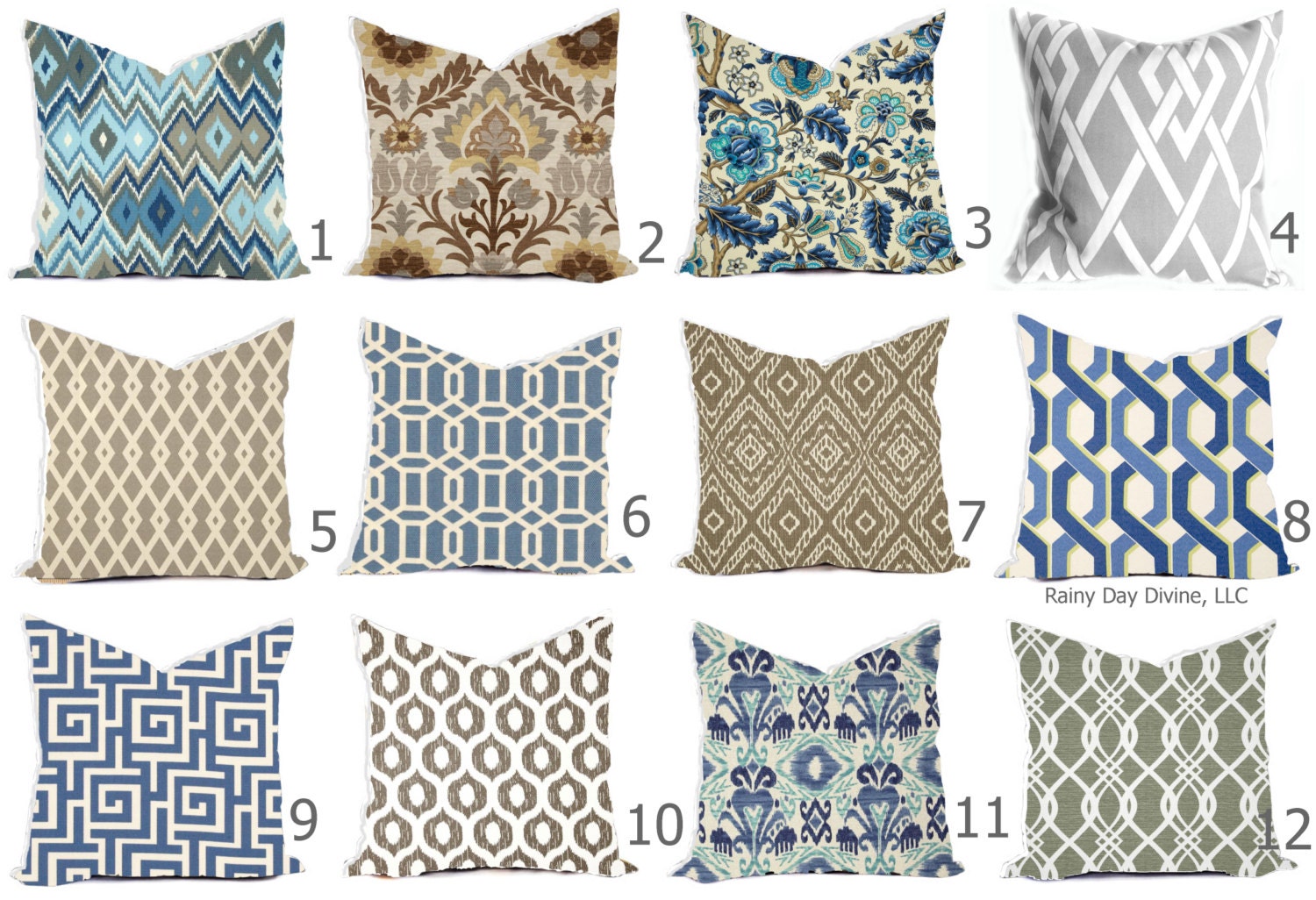 All modern 2025 outdoor pillows