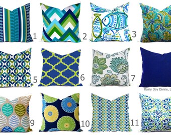 lime green outdoor lumbar pillows