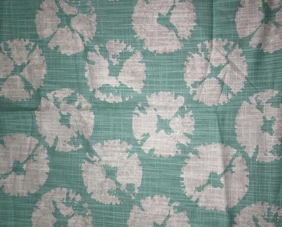 Fabric By the Yard Blue Teal Aqua Turquoise Sky Azure Sea Ocean Sand Dollar