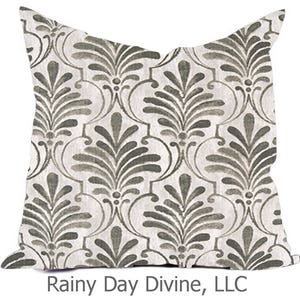 Outdoor Pillows or Indoor Custom Cover Gray Sand Tan Beige White Contemporary Modern Geometric Coastal 18x18, 16x16 image 3