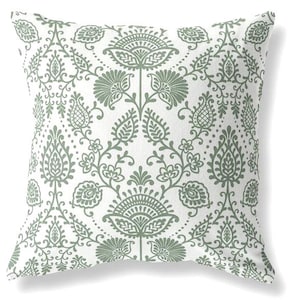 Outdoor Pillows or Indoor Custom Cover Green Sage Palm Designer Modern multiple sizes 18 x 18, 16x16, 20x20 image 6