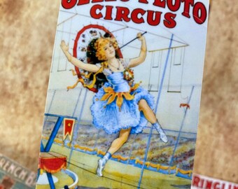 Pack Of 9 Waterproof Vinyl Victorian Circus Poster Stickers, Antique  Vintage Sticker Pack, Ephemera, Journal Planner Laptop Stickers - Yahoo  Shopping