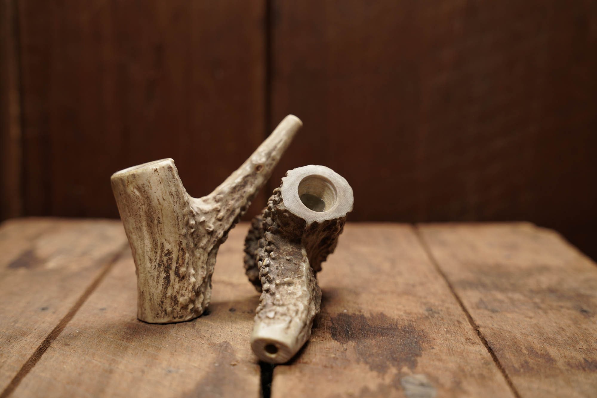 Deer Antler Pipe With Awesome Pipe Rest! craibas.al.gov.br