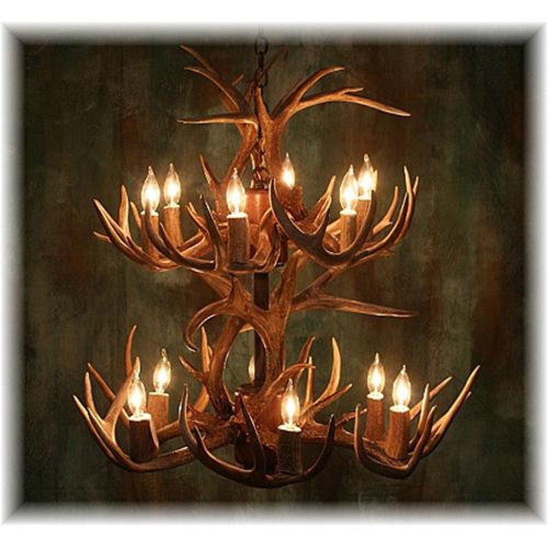 CrookedCreekAntlers Whitetail Antler Chandelier - Thumbnail 5