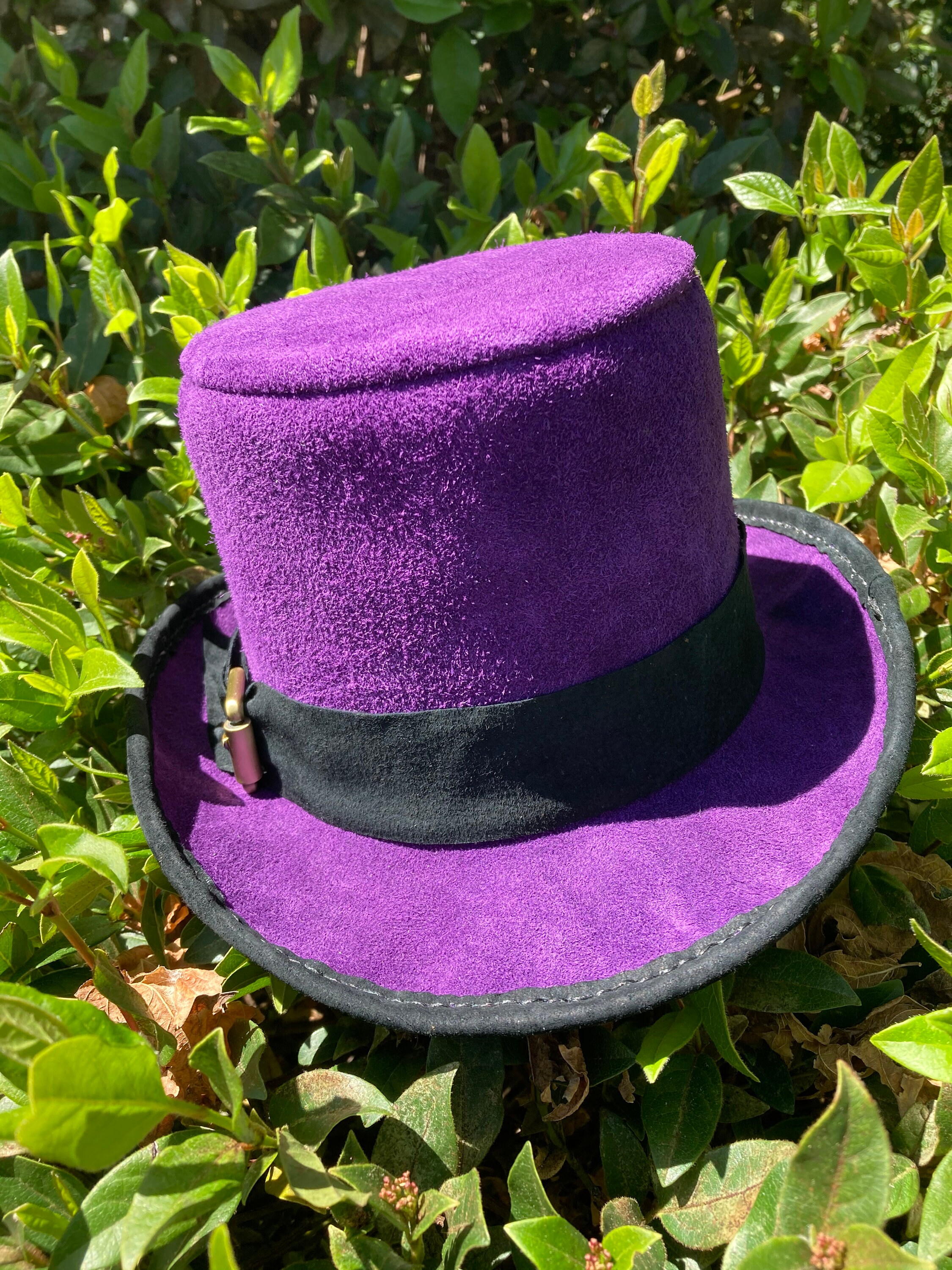 Purple Suede Top Hat | Etsy Australia