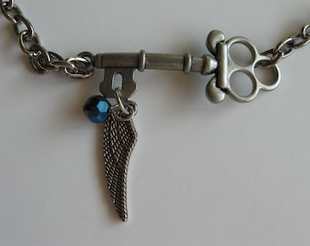 Key With Wings Necklace