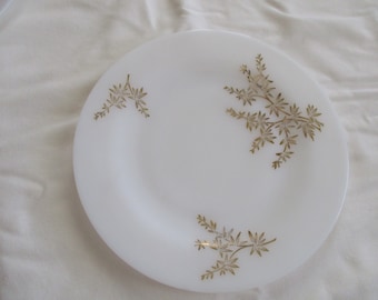 Federal Glass, Golden Glory Pattern, Dinner Plate From 1959 to 1966, 13 Plates Available, Vintage