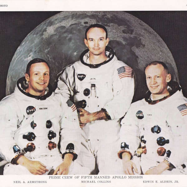 Apollo 11 Crew Photo-lithograph