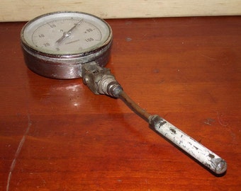 Old Marshalltown Mfg Industrial Boiler Thermometer