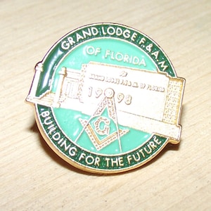 Masonic Lodge Button