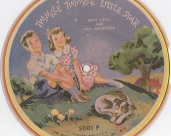 Flexi Record 1940s Twinkle Twinkle Little Star
