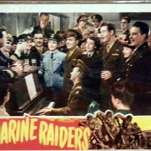 Lobby Card from the 1944 film Marine Raiders image 1