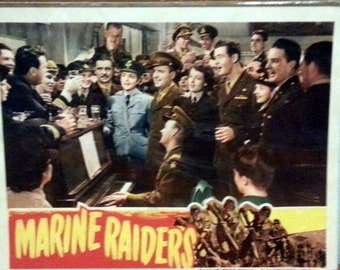 Lobby Card from the 1944 film Marine Raiders