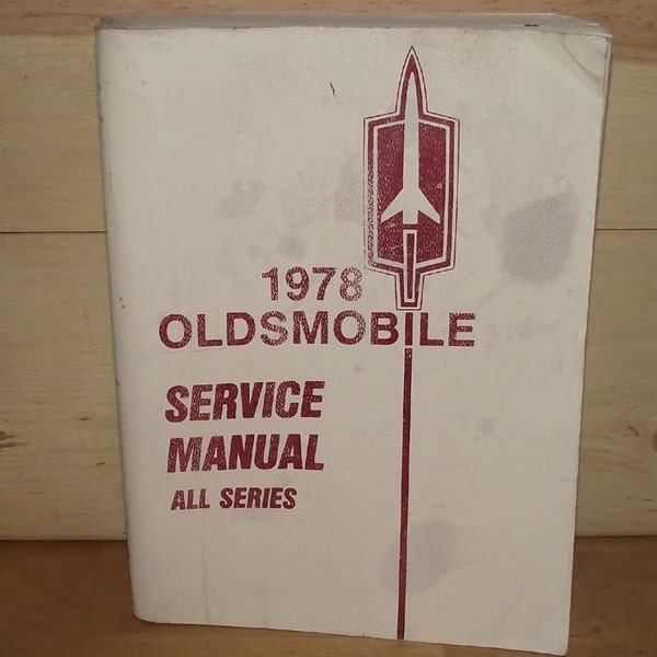 1978 Oldsmobile Service Manual