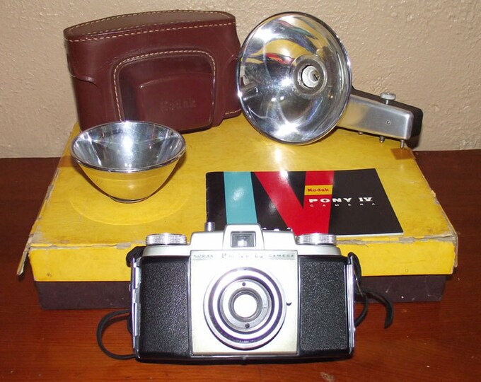 Kodak Pony IV Camera Kit Vintage 1950s - Etsy