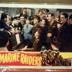 Lobby Card from the 1944 film Marine Raiders image 5