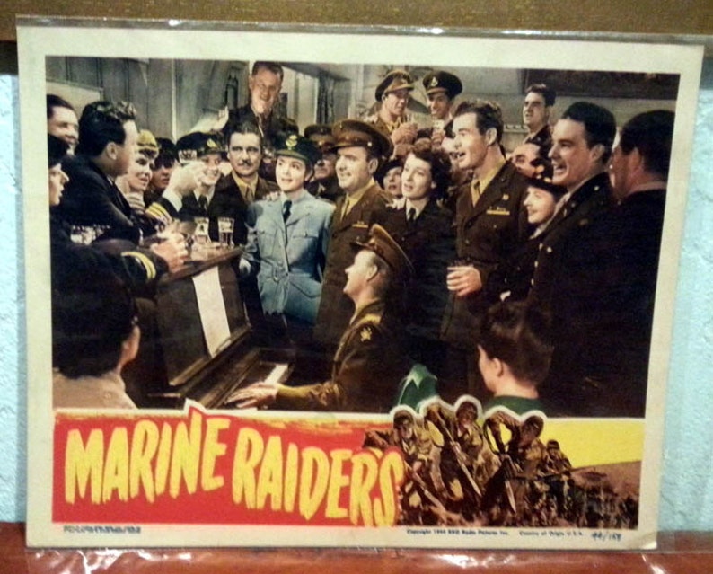 Lobby Card from the 1944 film Marine Raiders image 5