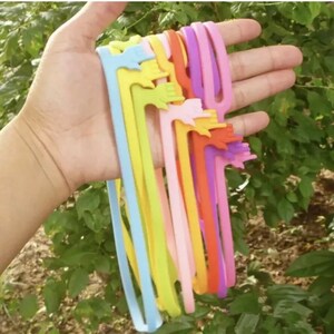 Finger Pointing Bookmark Elastic Silicone Stationery Books