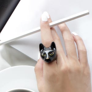 ニル、猫の指輪、黒猫