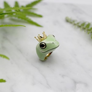 Frog Prince Ring, Frog ring, Original. image 3