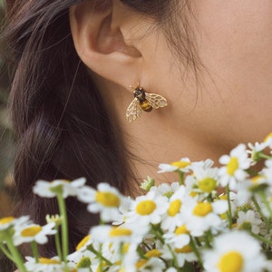 Honey Bee earrings. image 2