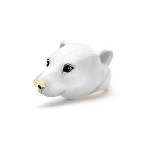 Paul Polar Bear Ring , Animal Ring , Handcrafted , Enamel Ring , White bear ring . GOODAFTERNINE image 3