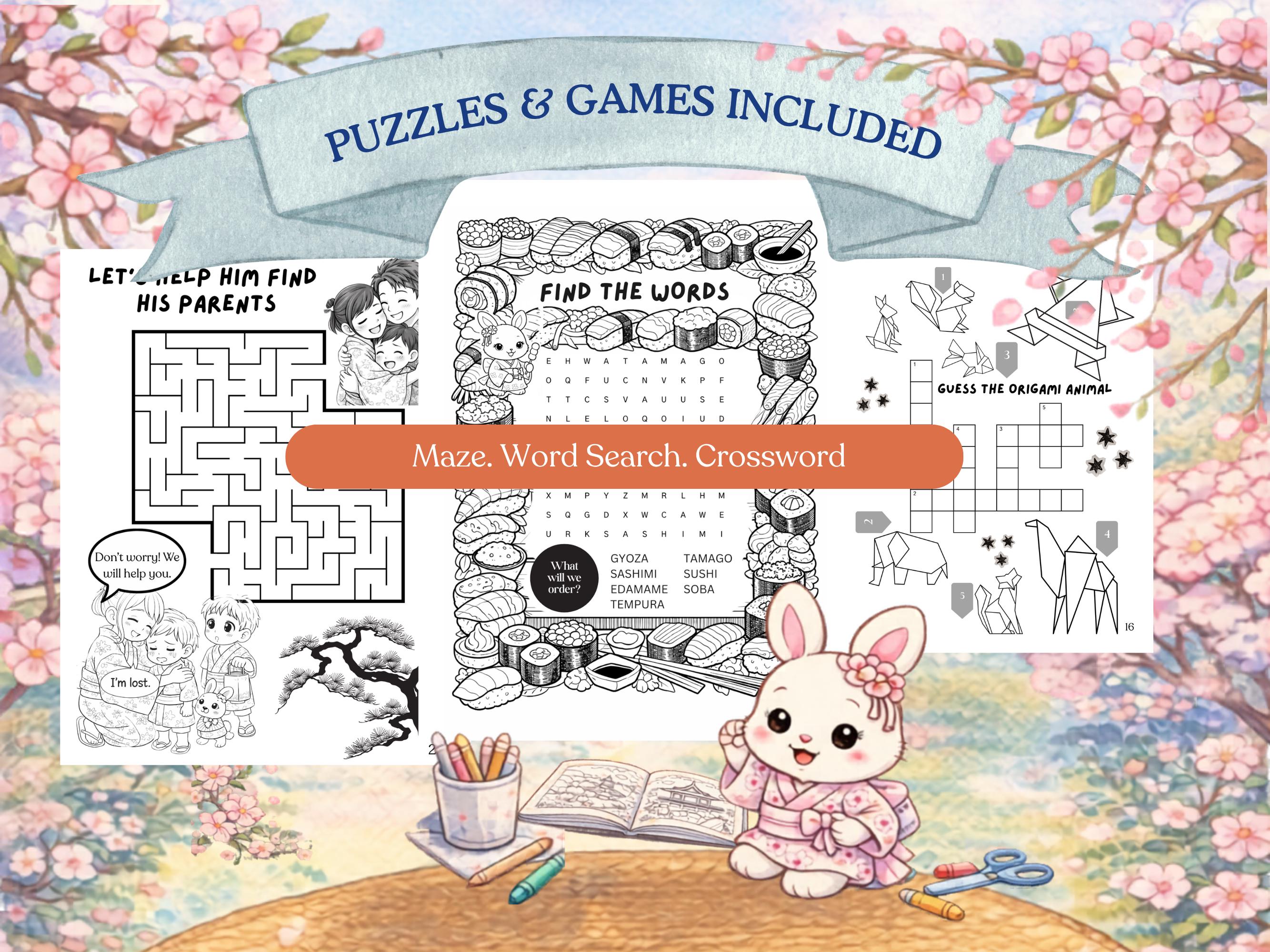 Rylee & Cruz Japan Adventure Colouring Book | Kids Travel Activity ...