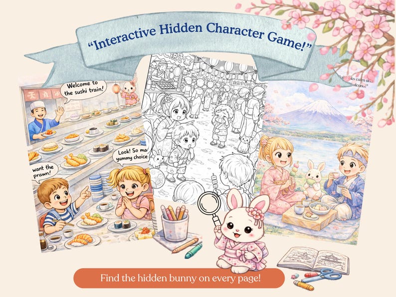 Rylee & Cruz Japan Adventure Colouring Book | Kids Travel Activity ...