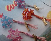 Beautiful vintage bouquet of poinsettia flowers brooch 1940 39 s 1950 39 s made by VivaLaLux