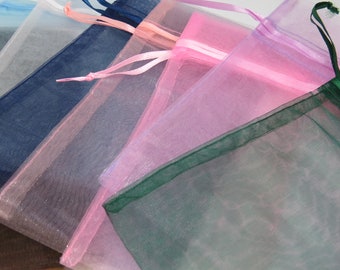 Organza Taschen Kordelzug 6 1/2 x 3 1/2