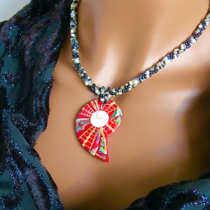 Sea Shell and Seed Bead Necklace